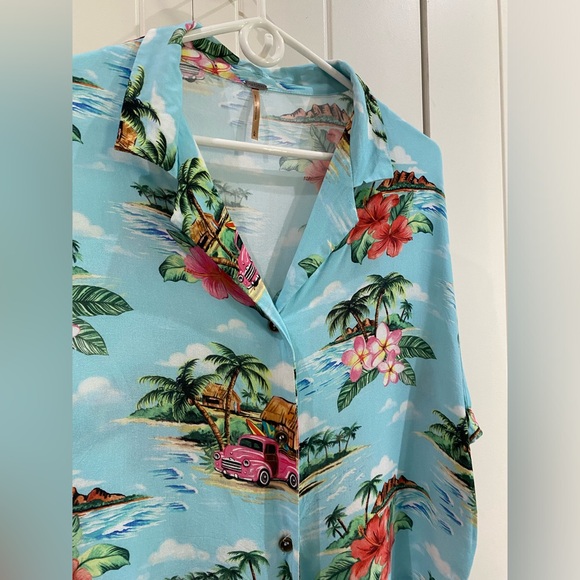 Harlow cropped blouse with ties - Picture 2 of 6